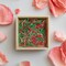 Shred Paper Filler (1LB) Crinkle Cut Paper for Wrapping & Filling Gift Basket Gift Boxes, Red, Kraft and Green-Christmas Mix